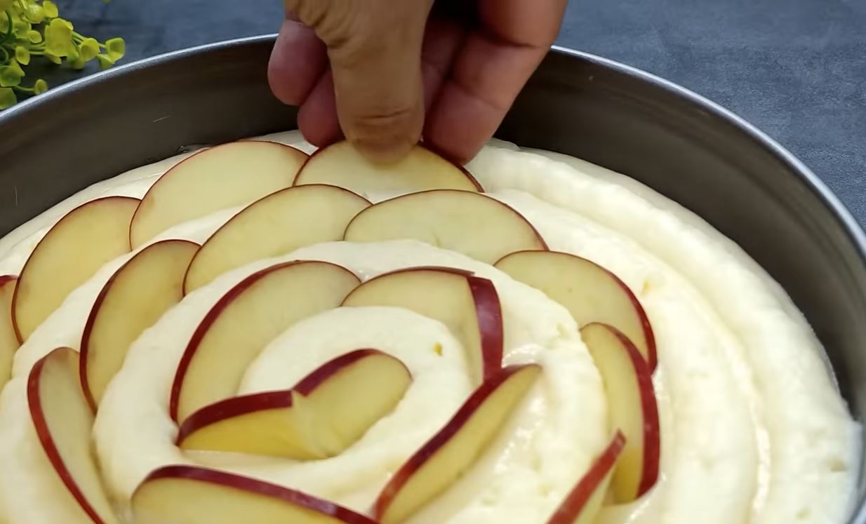 Torta di mele e crema