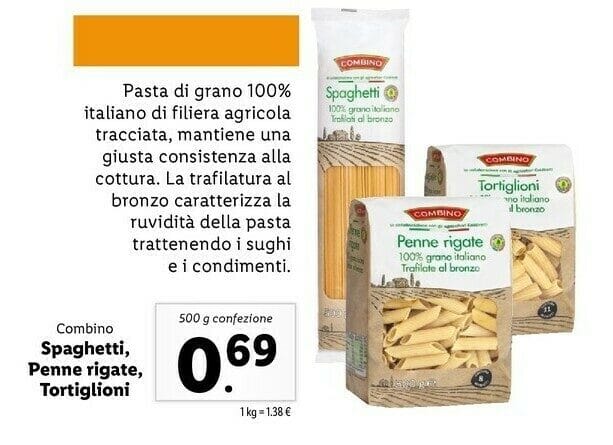 Combino spaghetti Lidl