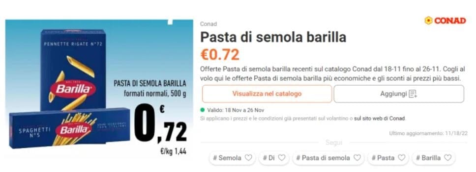 Pasta Barilla