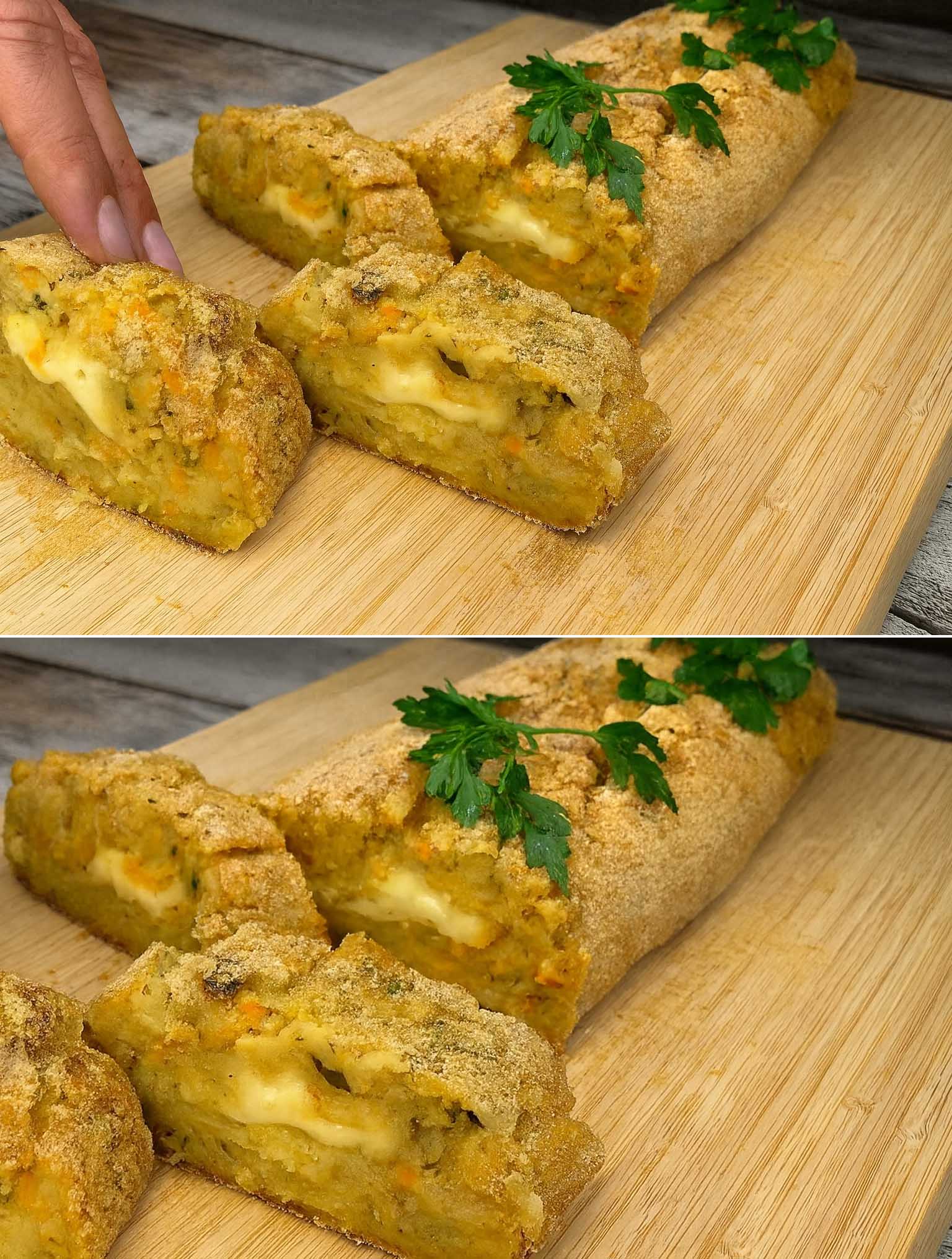 Polpettone di carote e patate