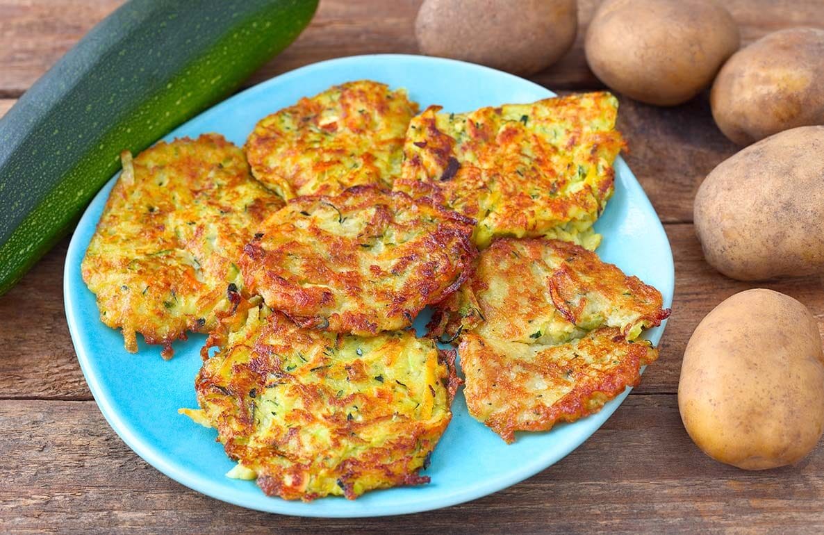 Rosti di patate e zucchine