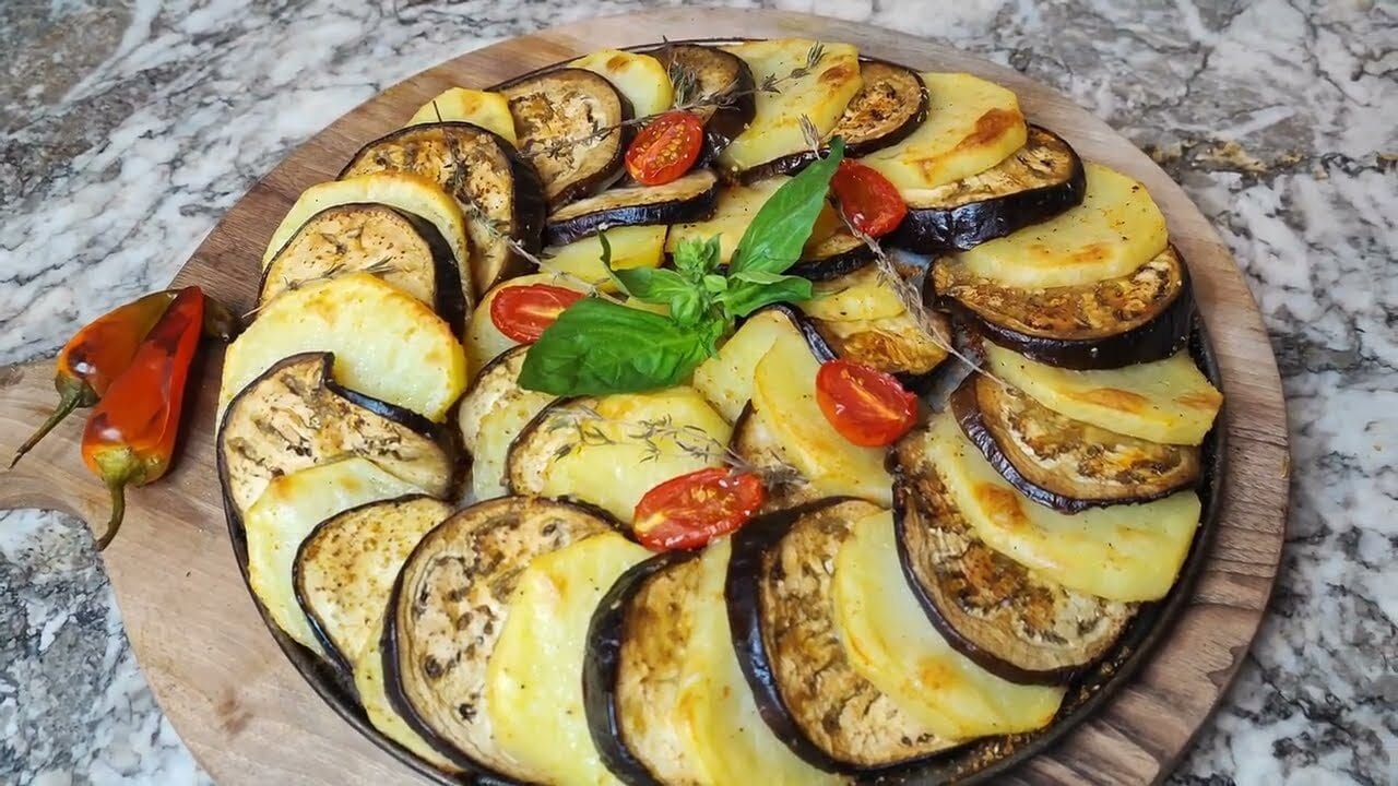 Torta salata di melanzane e patate