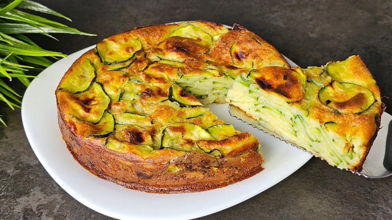 Torta di zucchine salata