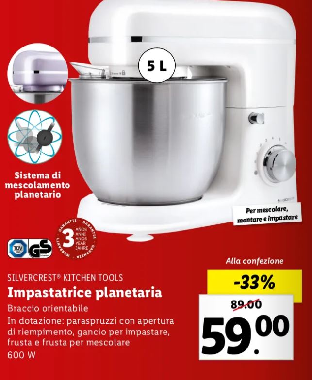Lidl, ho risparmiato 30 euro comprando questo elettrodomestico per la  cucina: è in offerta a 59 euro ancora per pochi giorni!