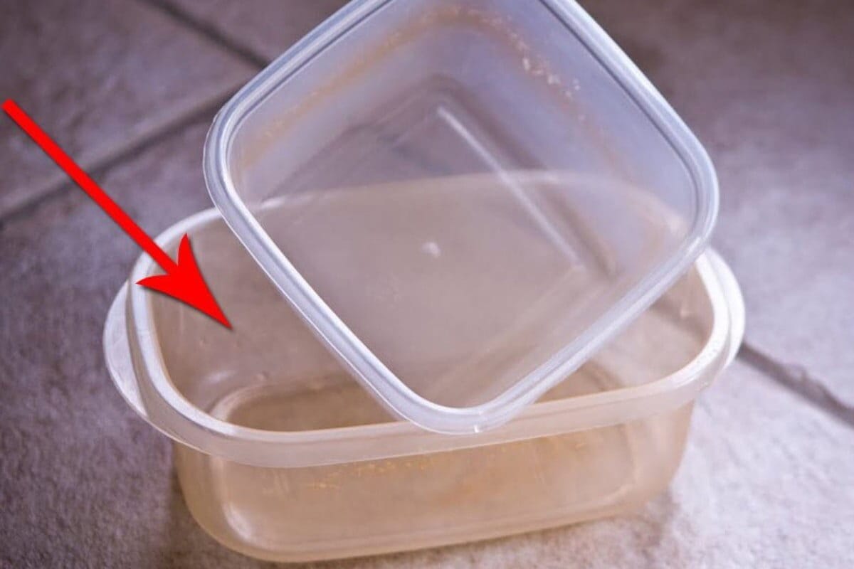 Contenitori in plastica unti