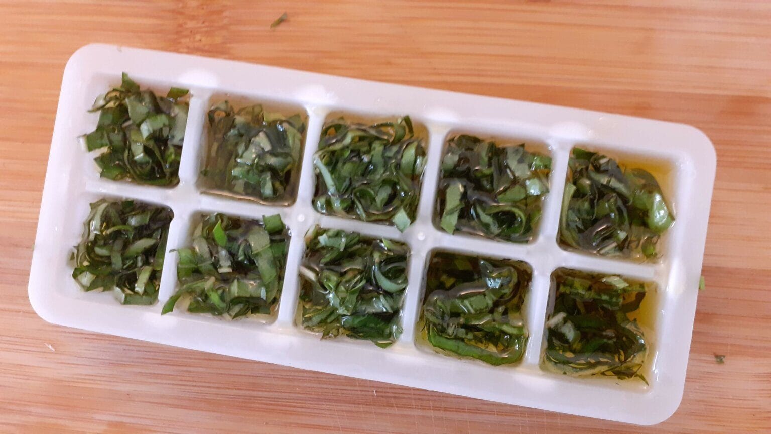 Basilico nel freezer