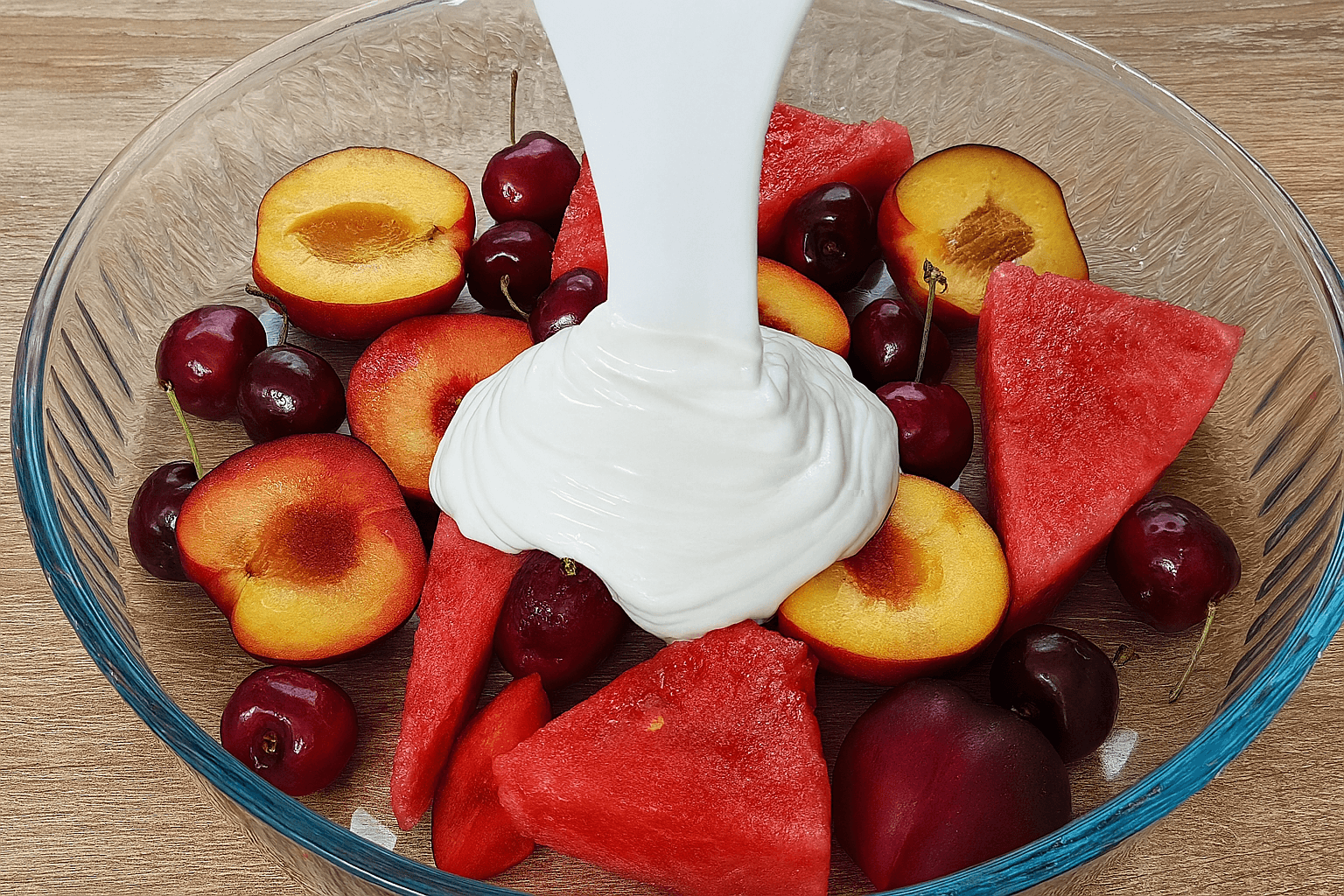 Torta alla frutta fredda