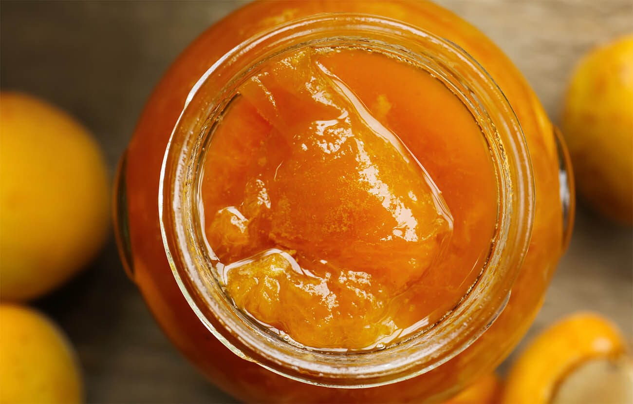 Marmellata di albicocche senza zucchero