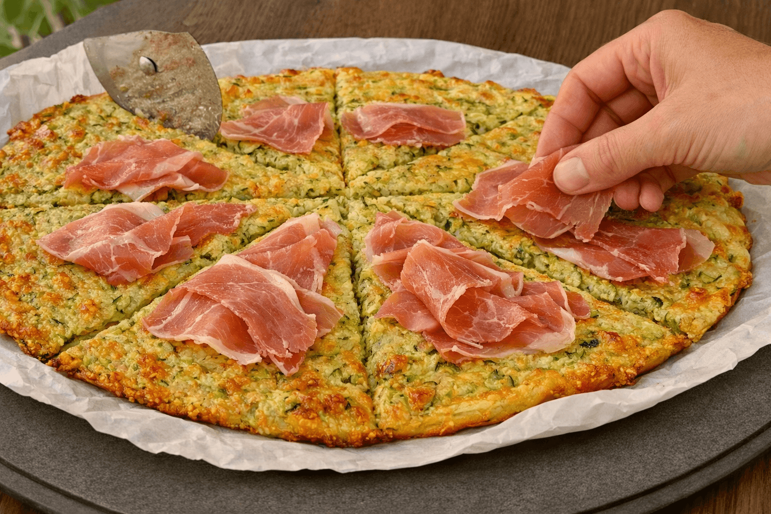 Pizza di zucchine