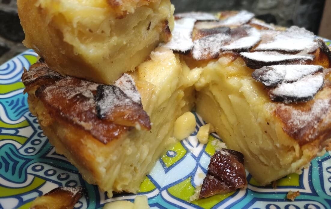 Torta di mele cremosa
