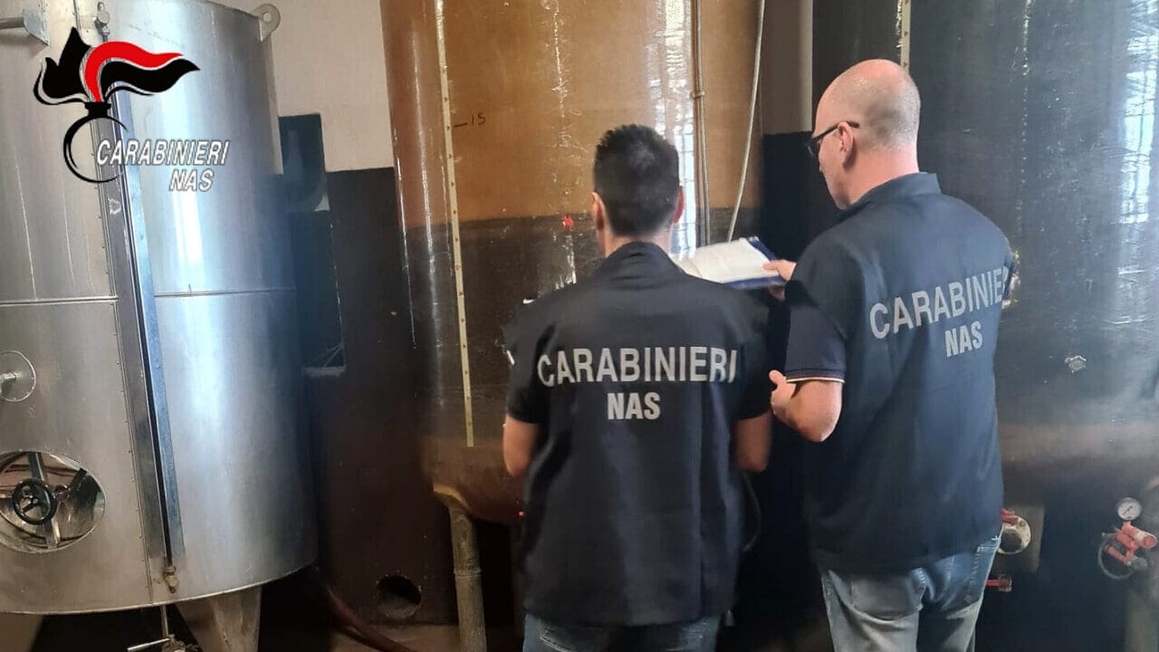 Vino sequestrato