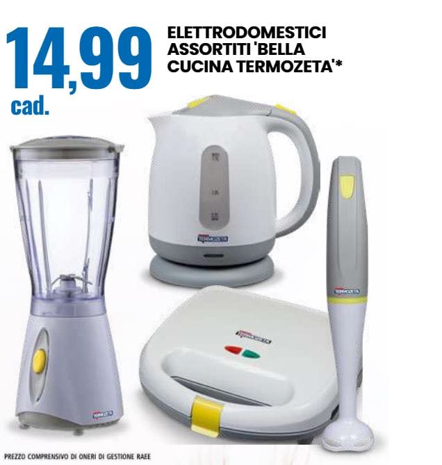 Elettrodomestici termozeta eurospin
