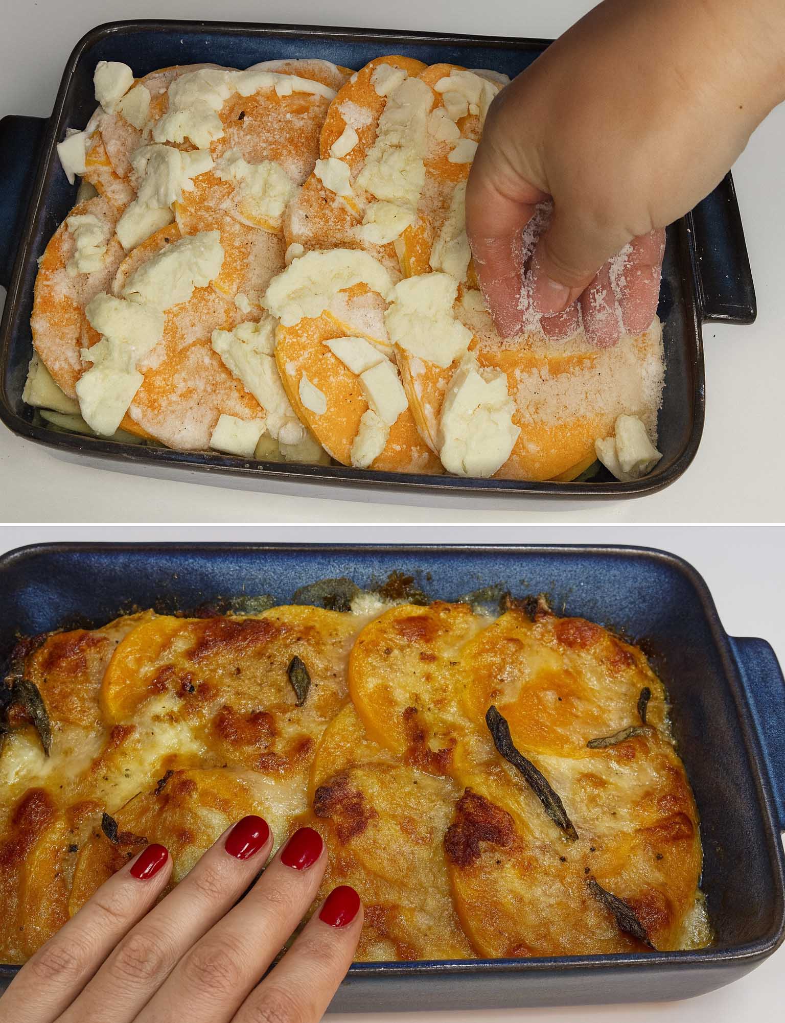 Zucca gratinata al forno
