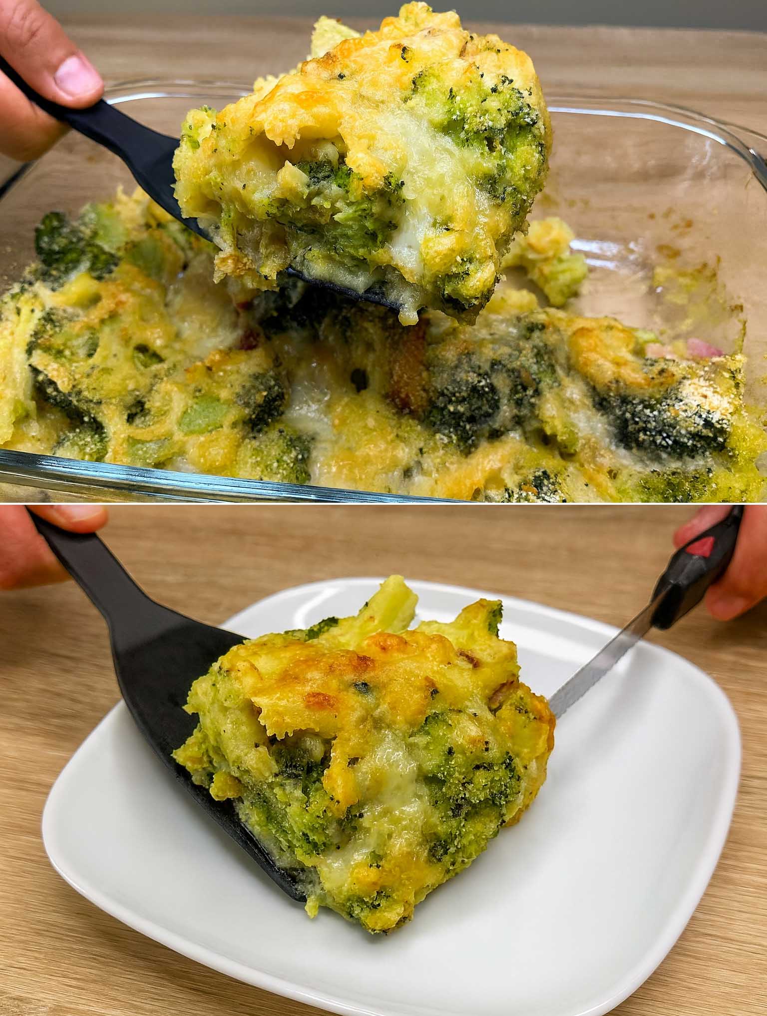 Patate e broccoli al forno