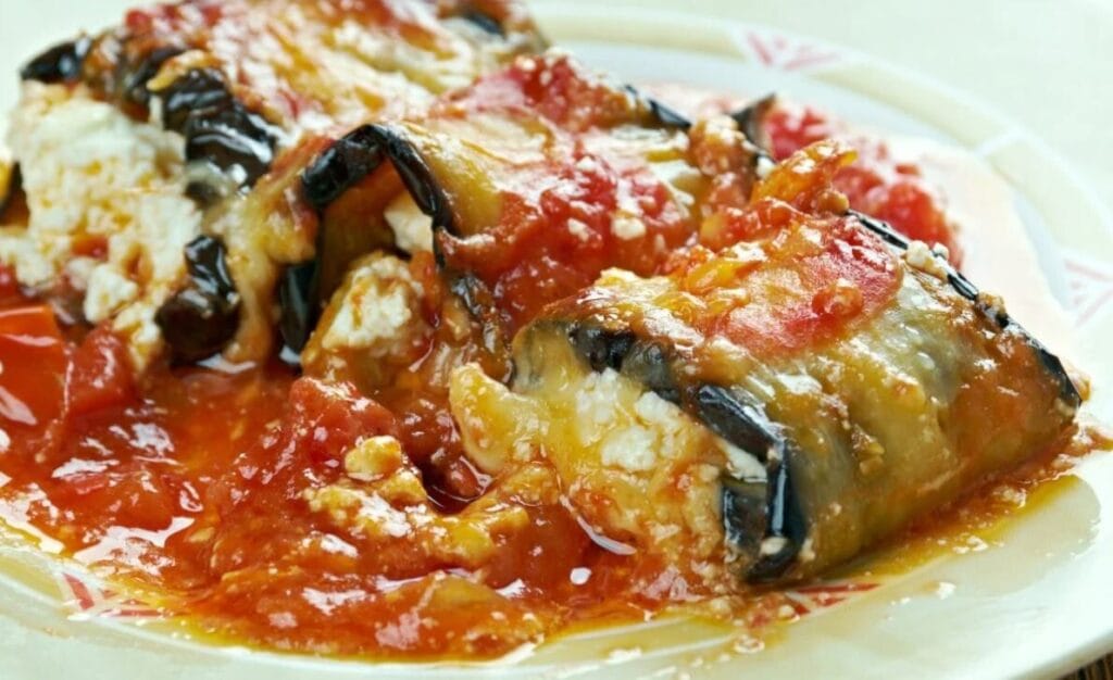 Involtini di melanzane: ricchi di fibre, proteine e con pochissimi grassi. Solo 40 Kcal!