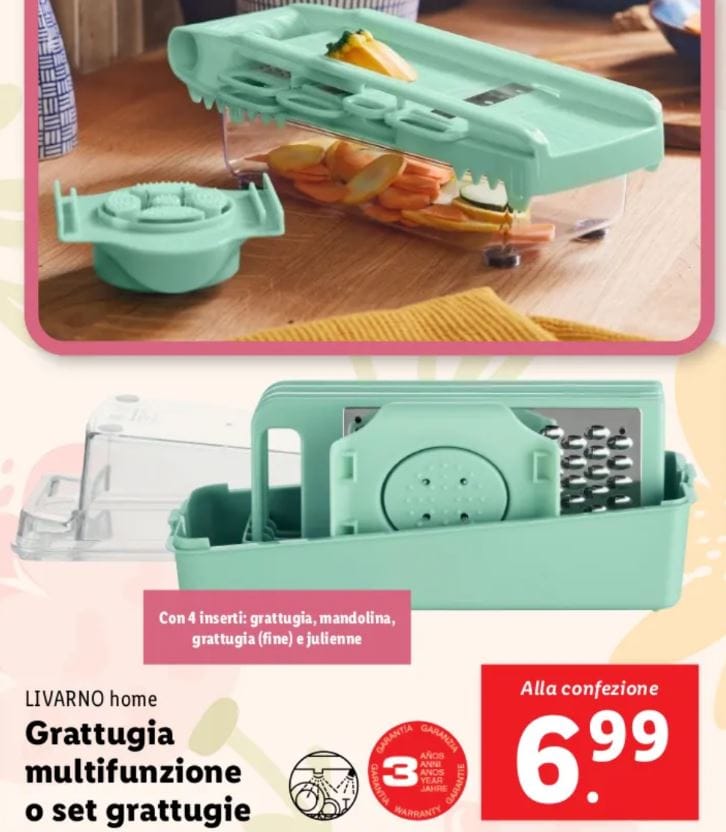 Grattugia multifunzione lidl