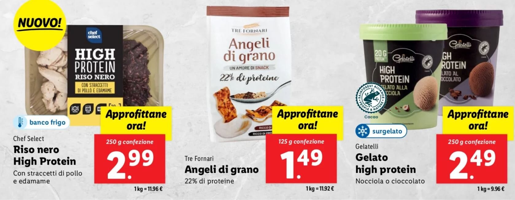 Alimenti proteici lidl