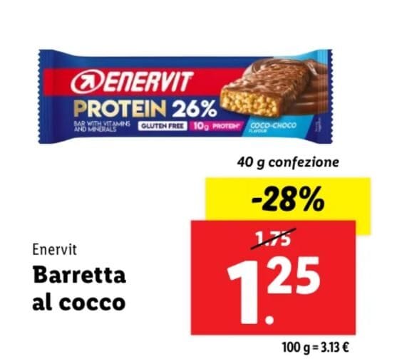 Barretta al cocco 26% lidl