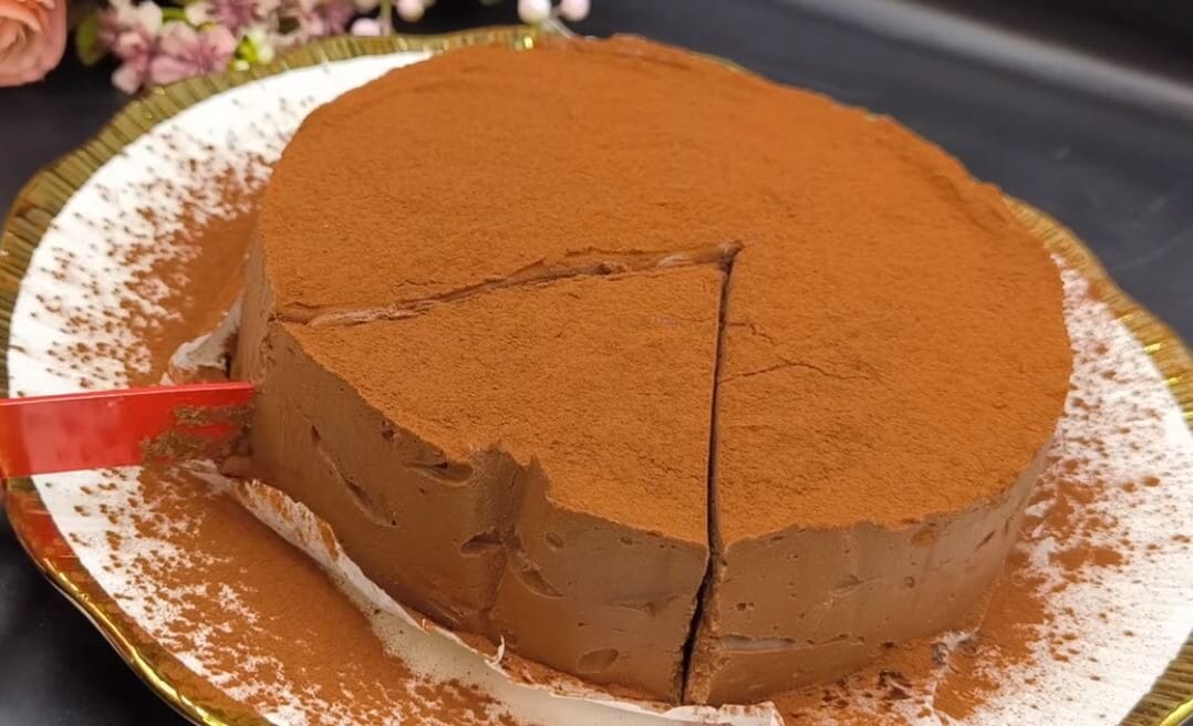 Torta fredda allo yogurt e cioccolato