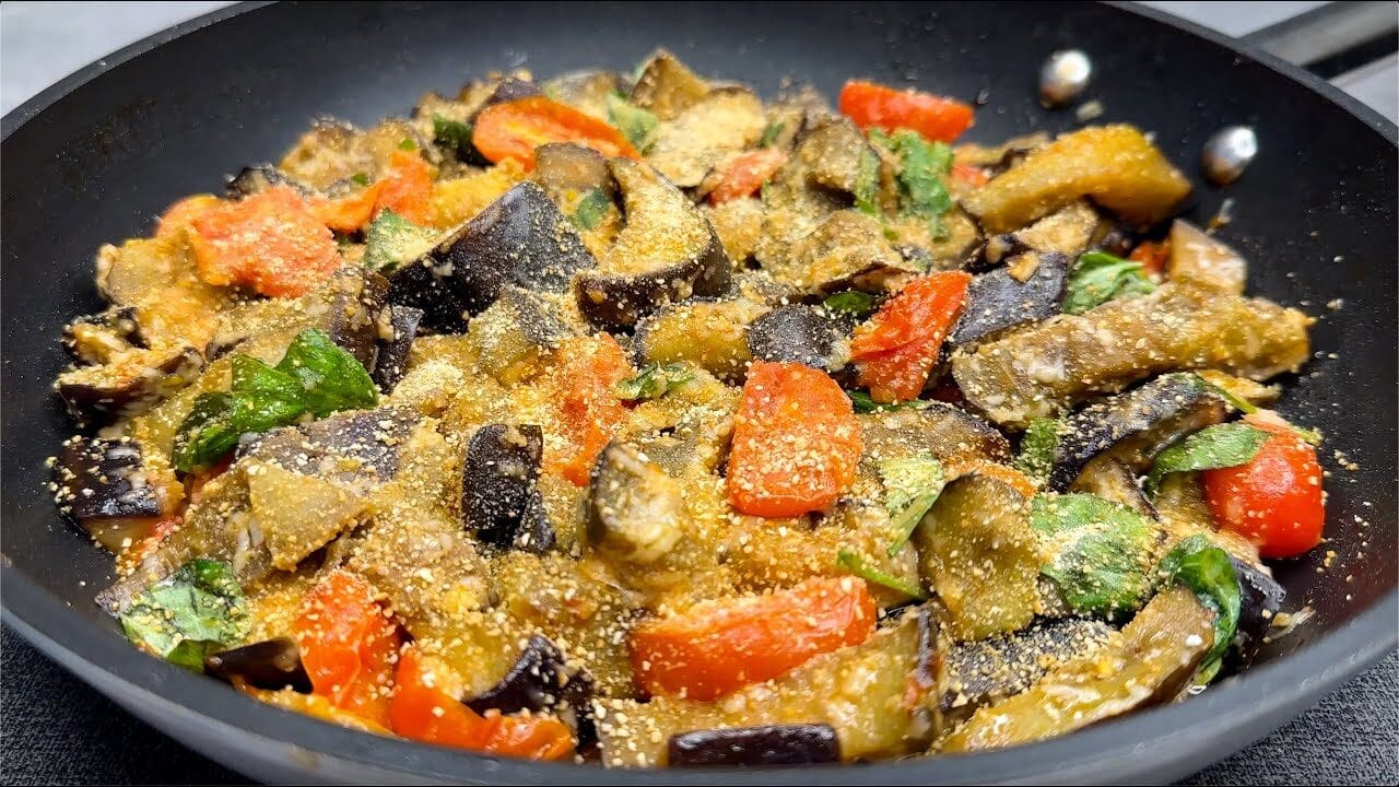 Melanzane con pomodorini