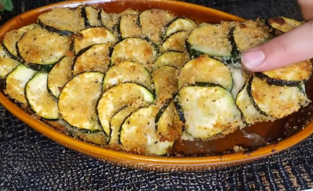 Zucchine gratinate al forno