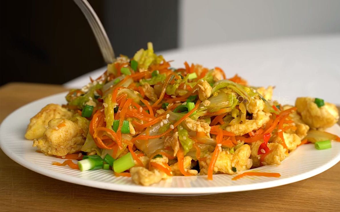 Insalata di cavolo e verdure