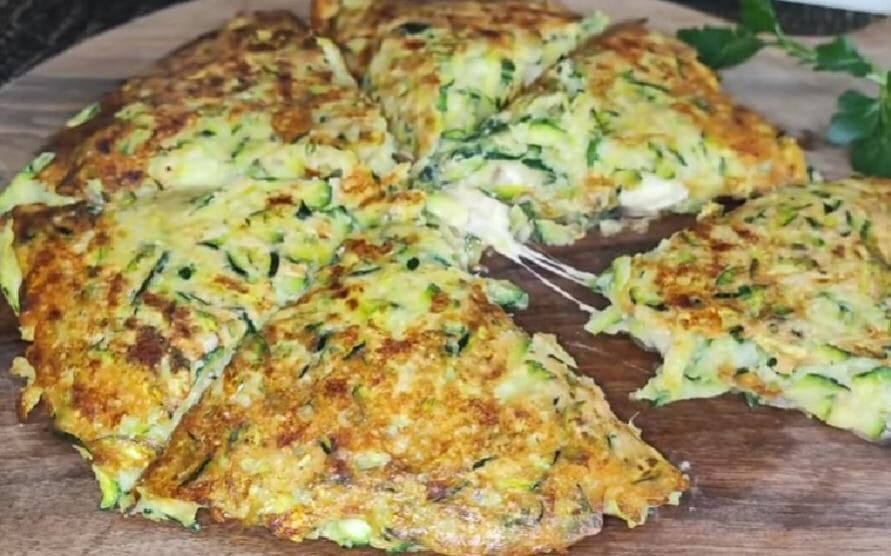 Frittata di zucchine, funghi e avena