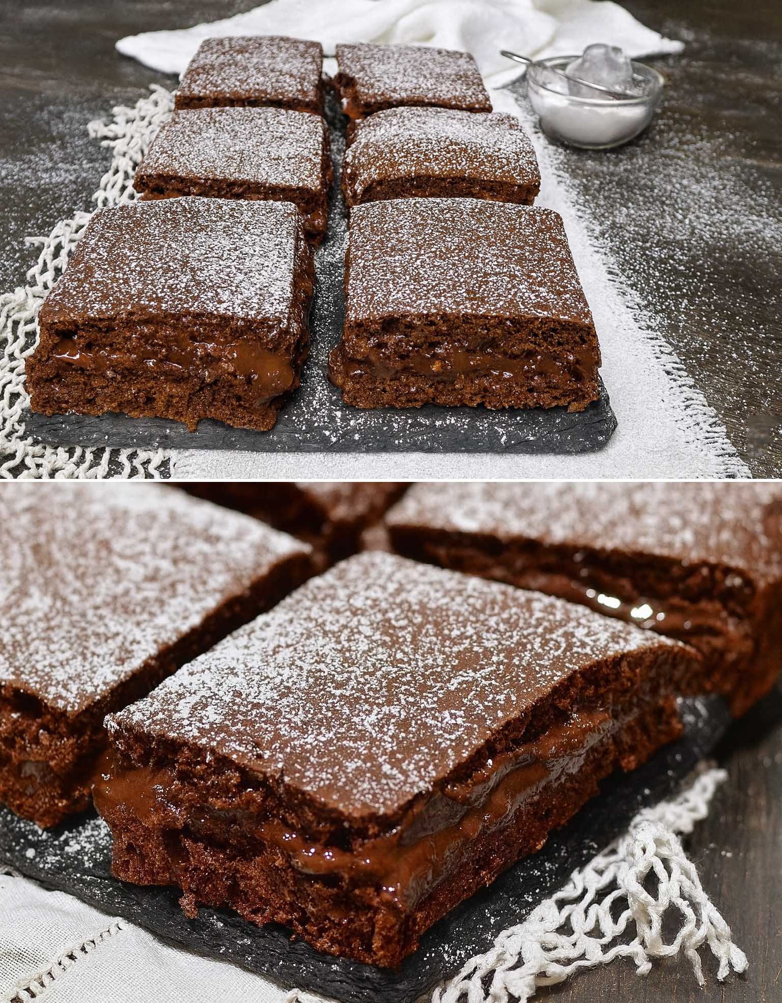 Pan di spagna al cioccolato