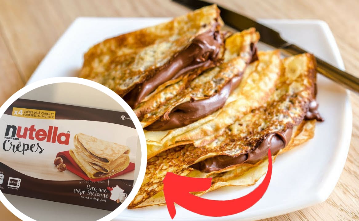 Crepes surgelate di Nutella