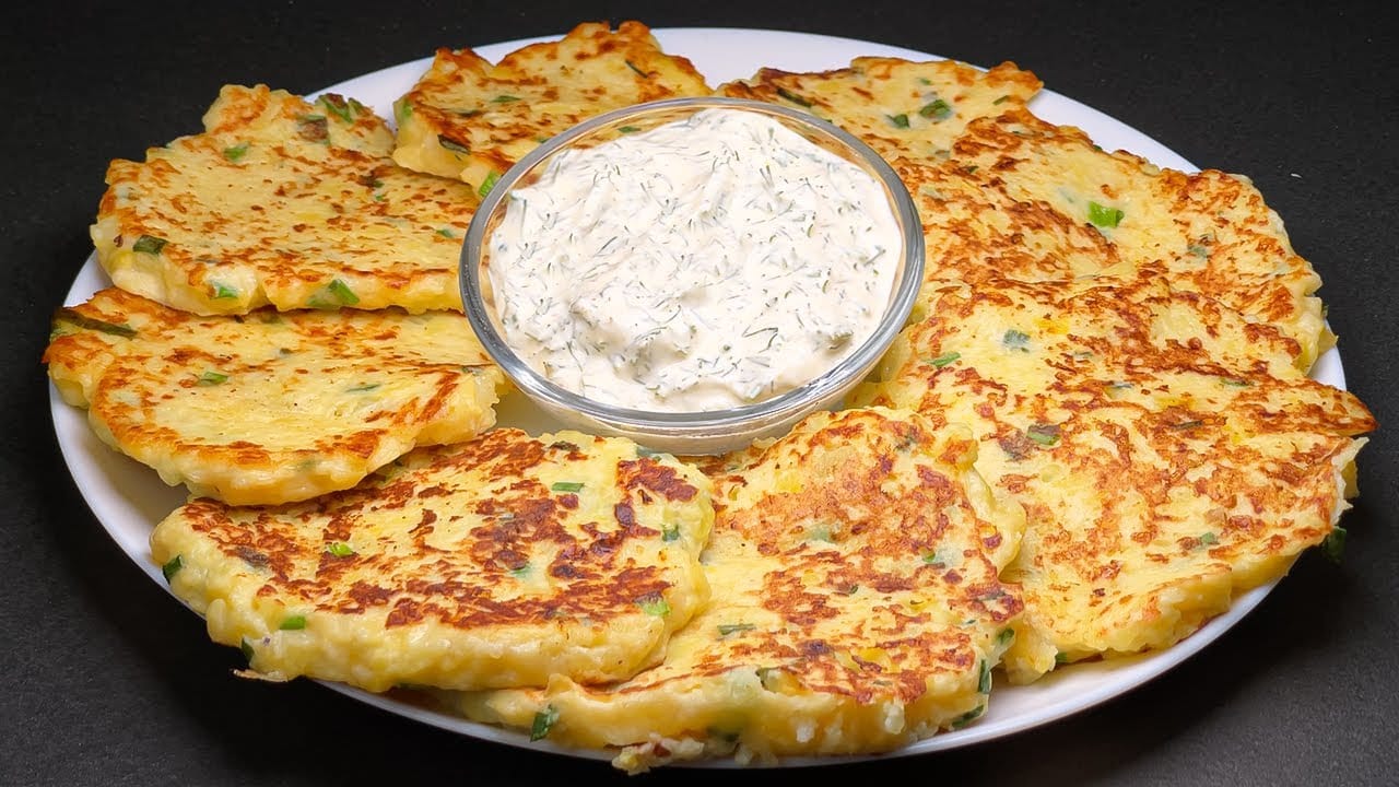 Frittelle di patate e formaggio