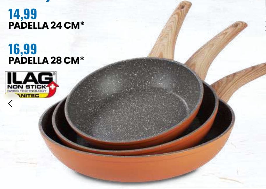 Padelle sistema casa eurospin