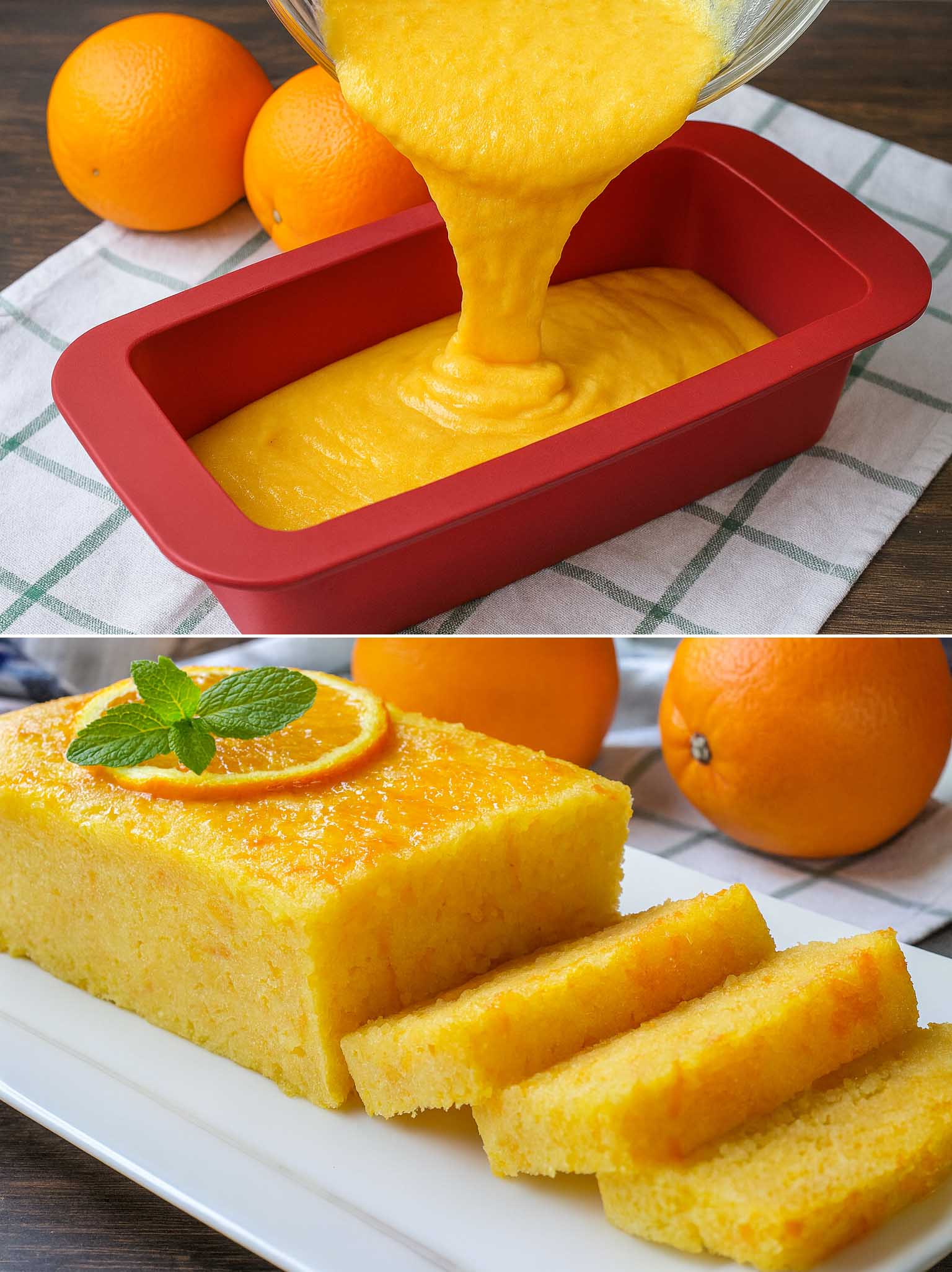 Plumcake all'arancia in 5 minuti