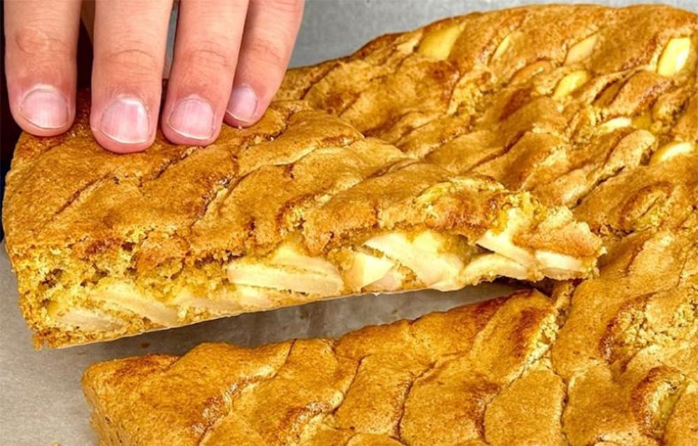 Torta di mele e avena