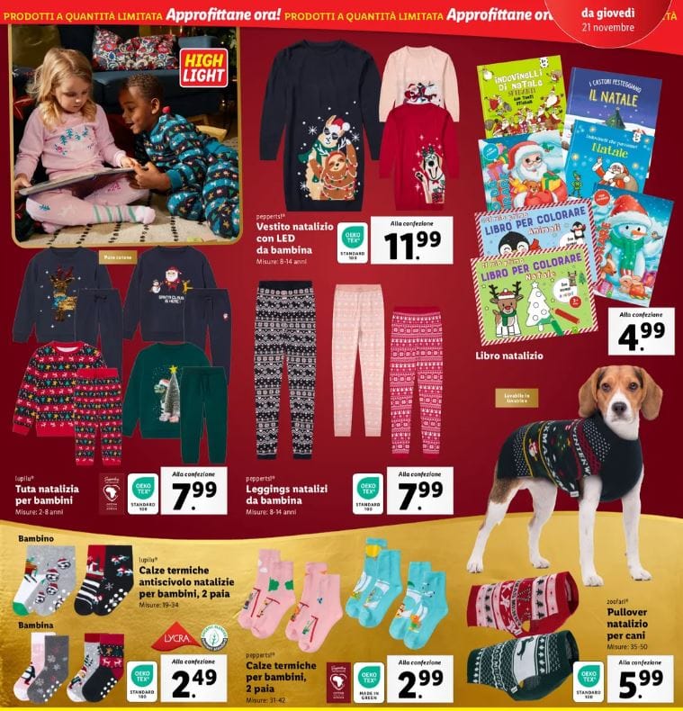 Abbigliamento natale lidl