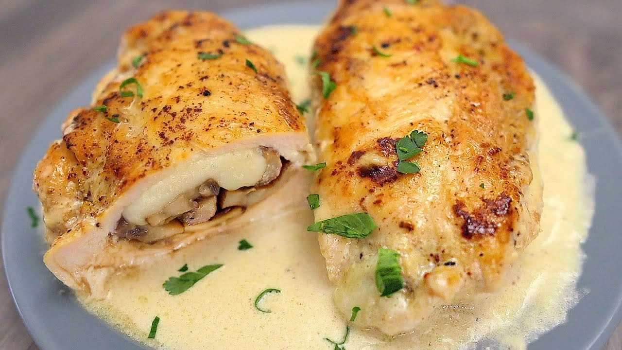 Involtini di pollo ripieni