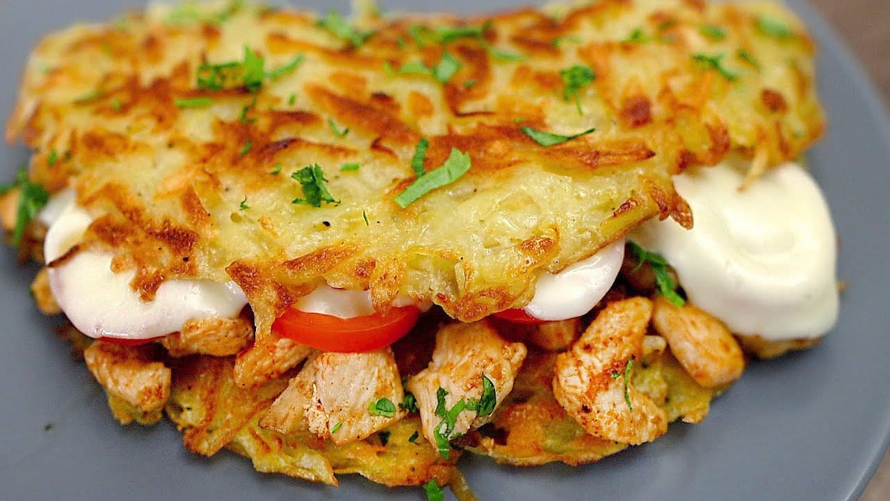 Piadina di patate ripiena