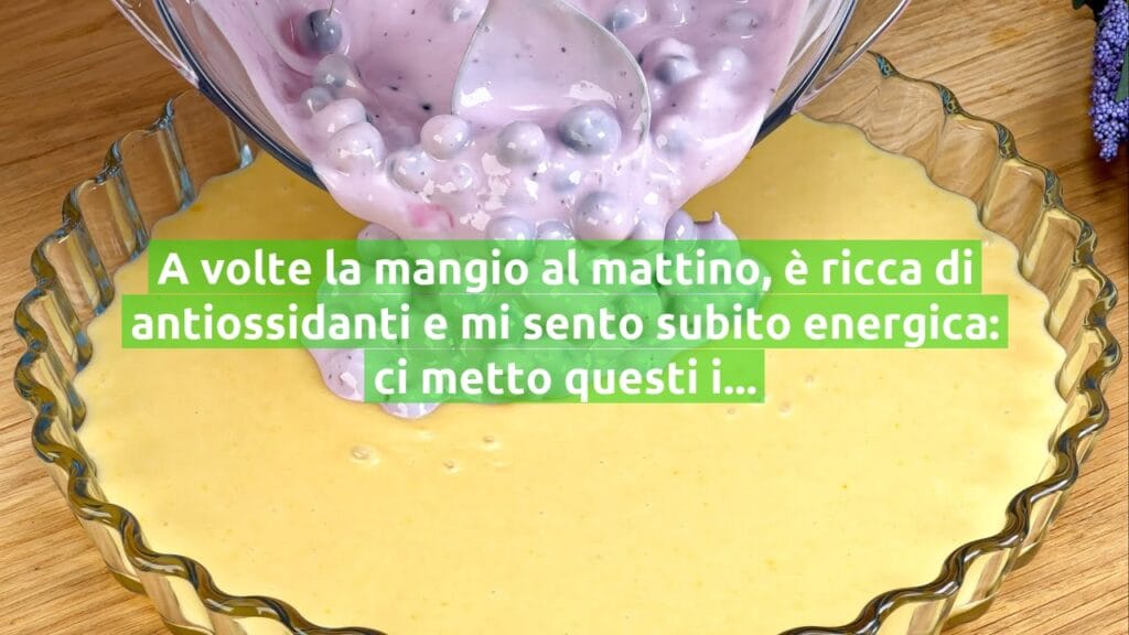 A volte la mangio al mattino, è ricca di antiossidanti e mi sento subito energica: ci metto questi ingredienti | Solo 200 Kcal!