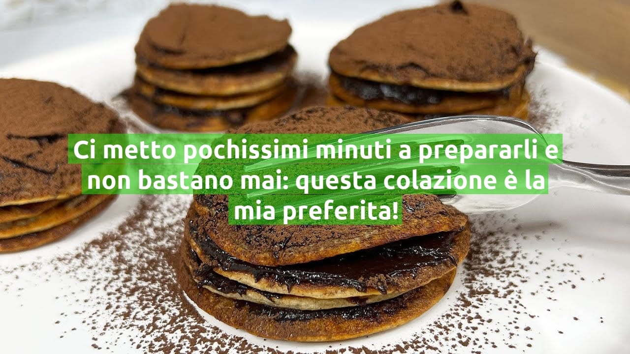 Ci metto pochissimi minuti a prepararli e non bastano mai: questa colazione è la mia preferita!