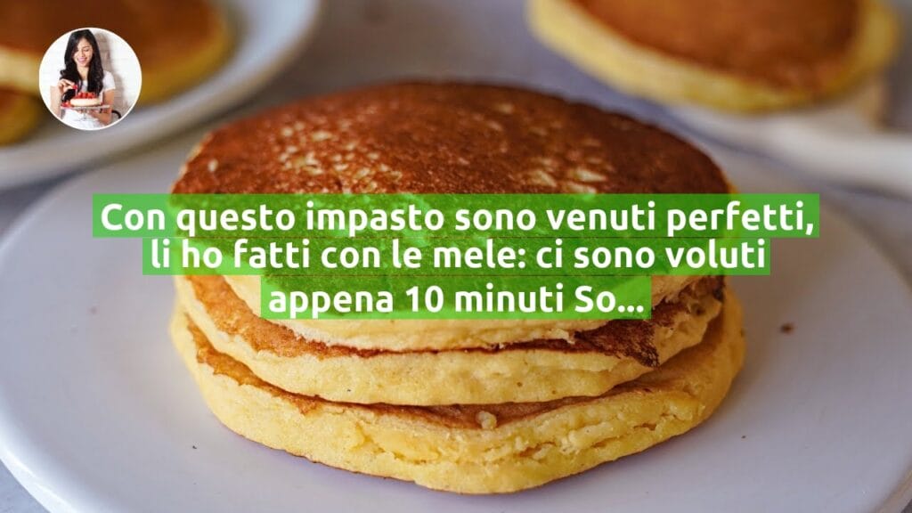 Con questo impasto sono venuti perfetti, li ho fatti con le mele: ci sono voluti appena 10 minuti Solo 110 Kcal!