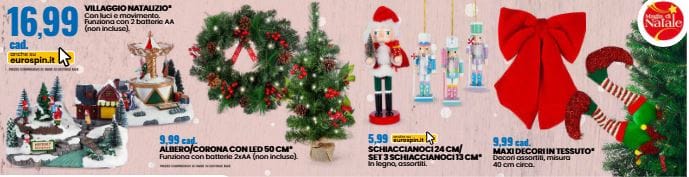 Decorazioni natale eurospin
