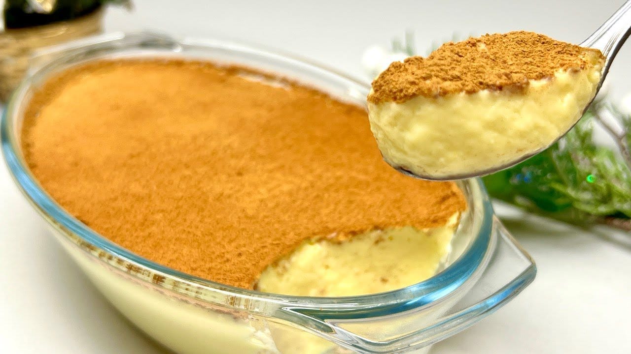 Dessert al latte e cannella