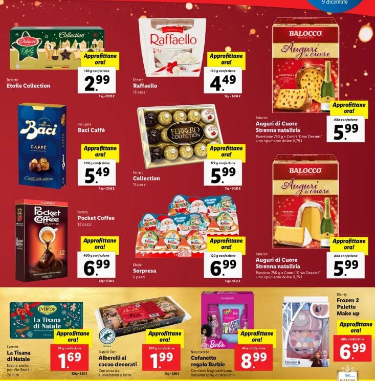 Dolci di Natale Lidl