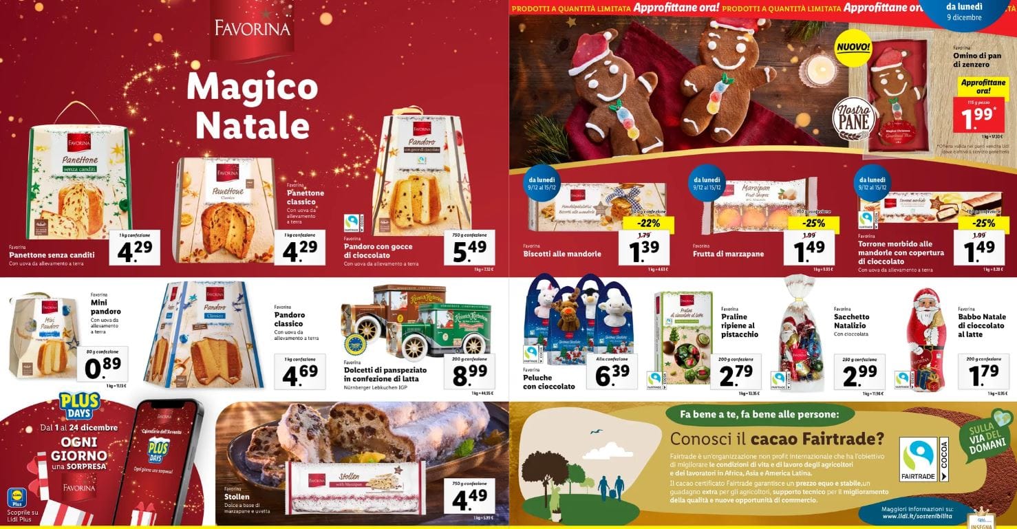 Dolci di Natale Lidl