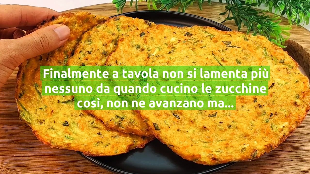 Finalmente a tavola non si lamenta più nessuno da quando cucino le zucchine così, non ne avanzano mai | Solo 110 Kcal!
