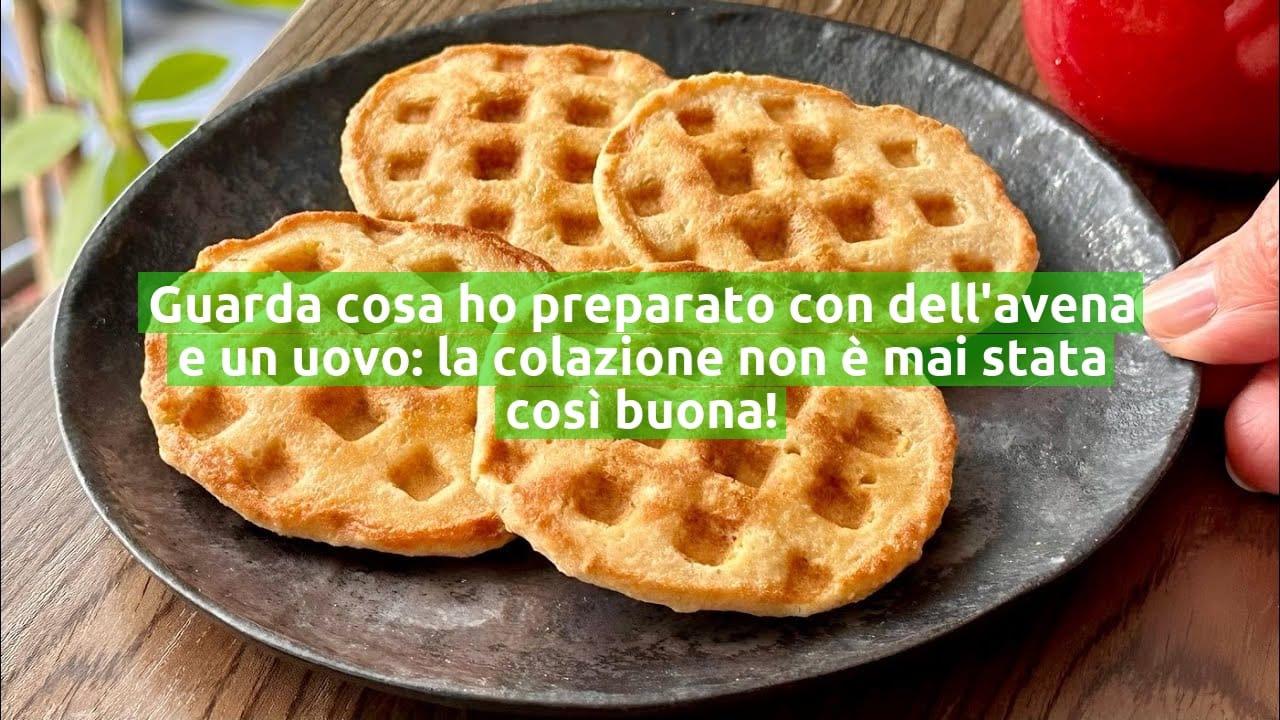 Guarda cosa ho preparato con dell'avena e un uovo: la colazione non è mai stata così buona!