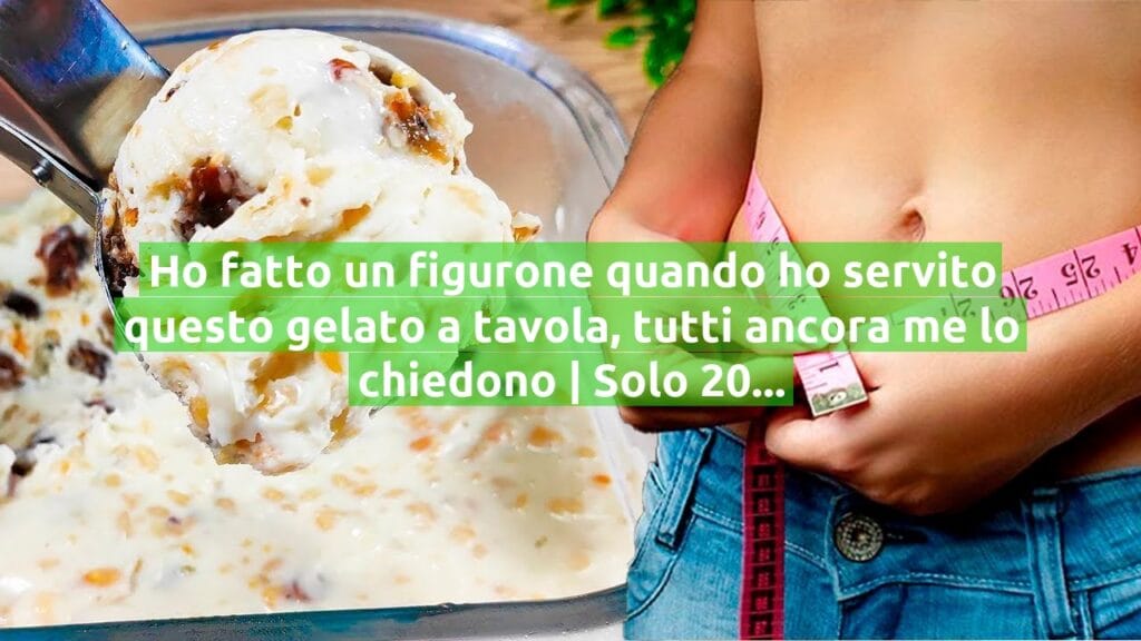 Ho fatto un figurone quando ho servito questo gelato a tavola, tutti ancora me lo chiedono | Solo 200 Kcal!