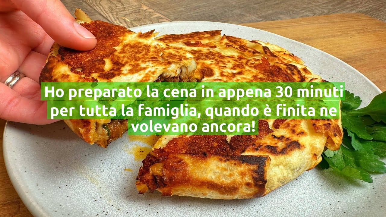 Ho preparato la cena in appena 30 minuti per tutta la famiglia, quando è finita ne volevano ancora!