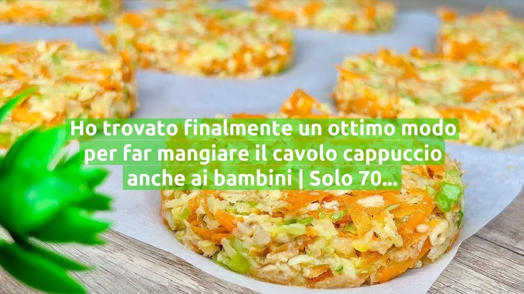 Ho trovato finalmente un ottimo modo per far mangiare il cavolo cappuccio anche ai bambini | Solo 70 Kcal!