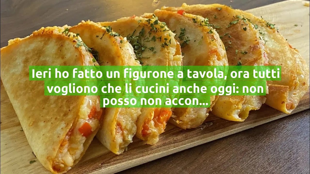 Ieri ho fatto un figurone a tavola, ora tutti vogliono che li cucini anche oggi: non posso non accontentarli!