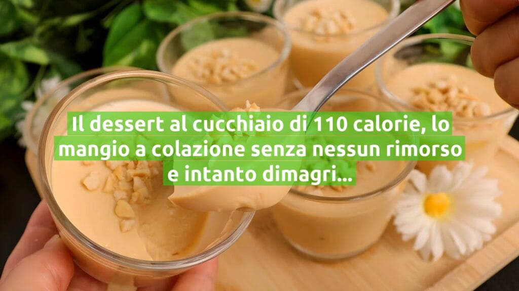Il dessert al cucchiaio di 110 calorie, lo mangio a colazione senza nessun rimorso e intanto dimagrisco!